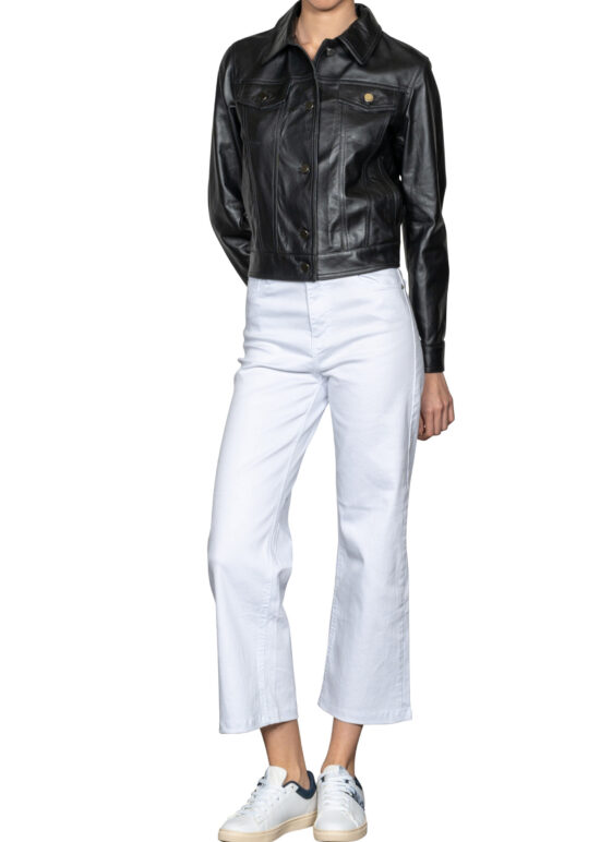 Giacca vera pelle stile 80’s
