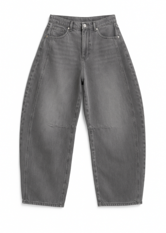 Jeans Balloon Denim- Grey edition