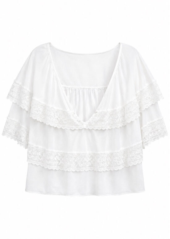 Chantilly Blouse in Pizzo