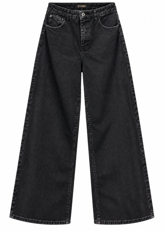 Wide leg denim