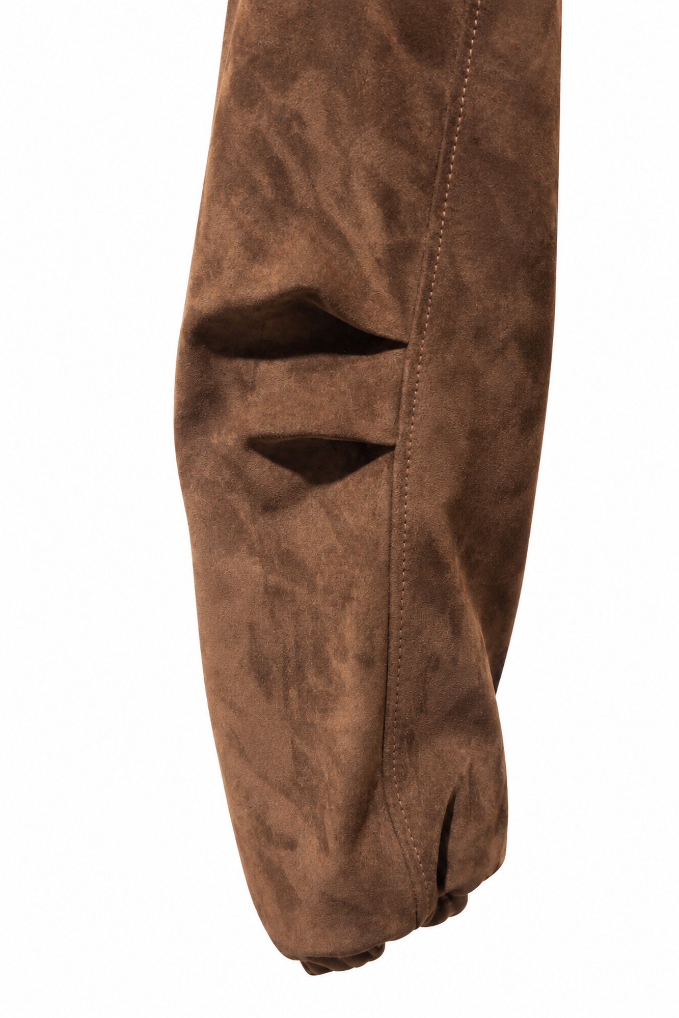 Bomber cropped in Camoscio Cow - immagine 4